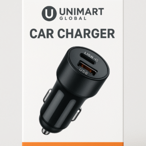 Unimart Global Car Charger – USB & USB-C
